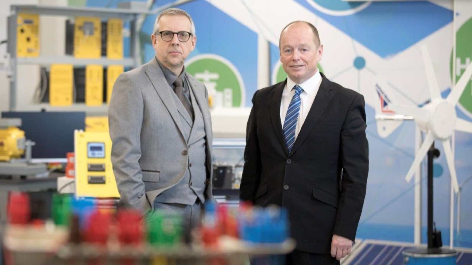 NESCol Principal and Chief Executive Neil Cowie and NESCol Director of Business Development Duncan Abernethy