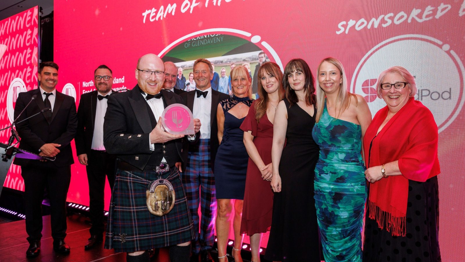 Gregor Mackintosh and the team at Mackintosh of Glendaveny took home the awards for Business Growth and the Team of the Year.