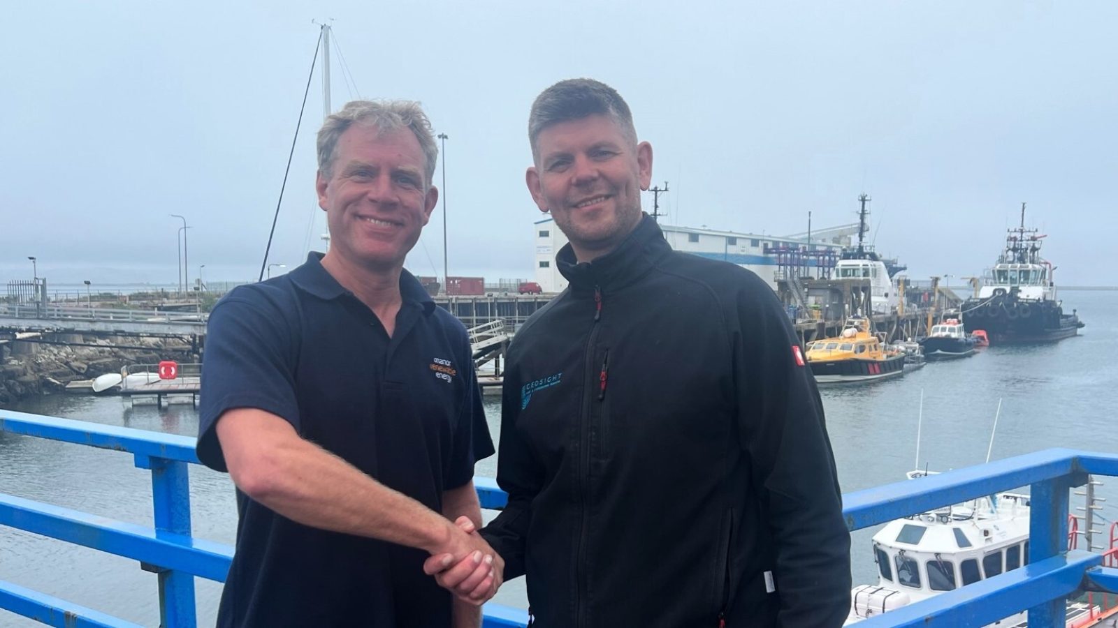 Alex Richards, Operations Director and Brian Gamet, Managing Director of GEOSIGHT
