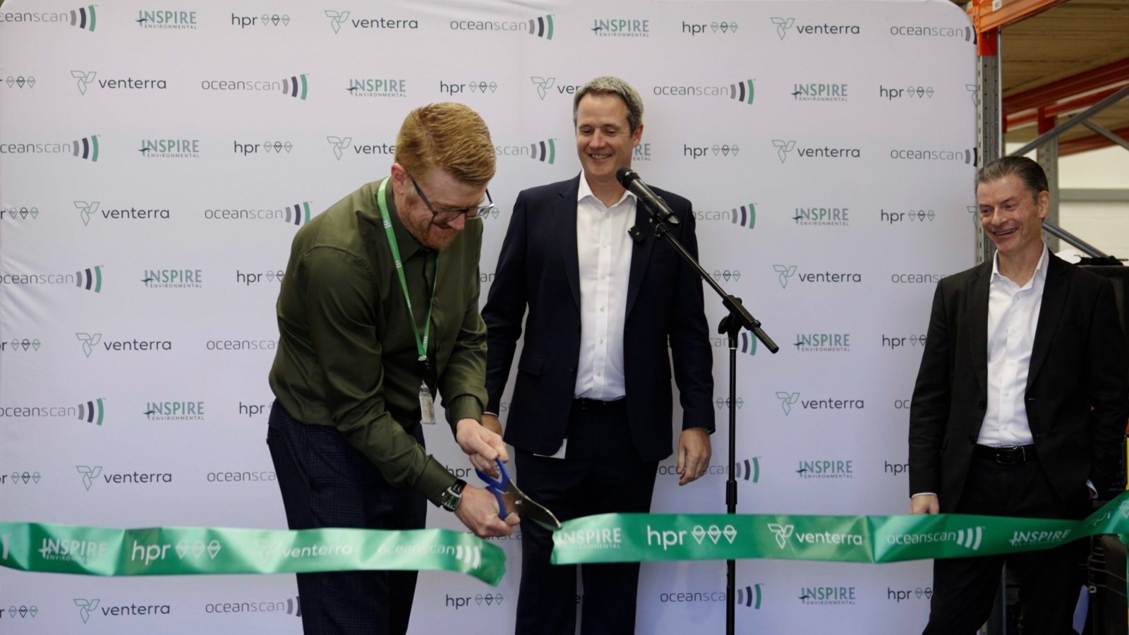 The site was officially opened by Chris Watson, General Manager of Oceanscan in the UK on Thursday 21 May, with welcome speeches from Derek Donaldson, CEO and Steve Coates, Chief Operating Officer at Venterra