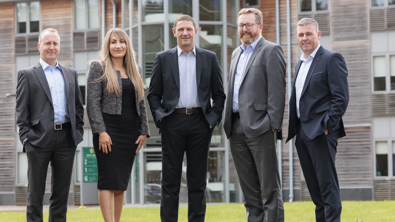 Andrew Tweedie Group Finance Director, Laura Tough Group Head of Marketing and Communications, Jamie Tosh Managing Director Bancon Homes and Construction, Richard Fawcus Partnership Land Director, Kevin McColgan CEO Bancon Group