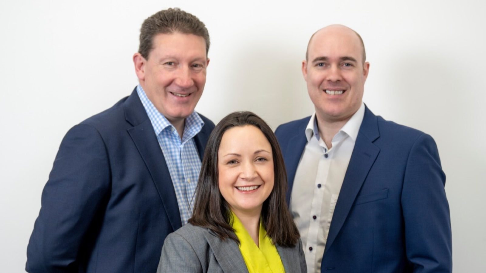 (Left- right) Paul O-Brien Operations Director, Kaylea Adam-Owen Chief Finance Officer, and Kevin Paterson Chief Executive Officer