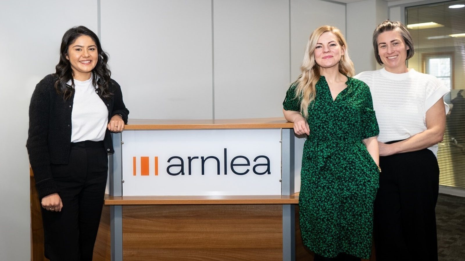 Kailee Hoffman, SaaS Delivery Manager, Jen Hughes, Marketing Manager and Claire Murray, Head of Business Development