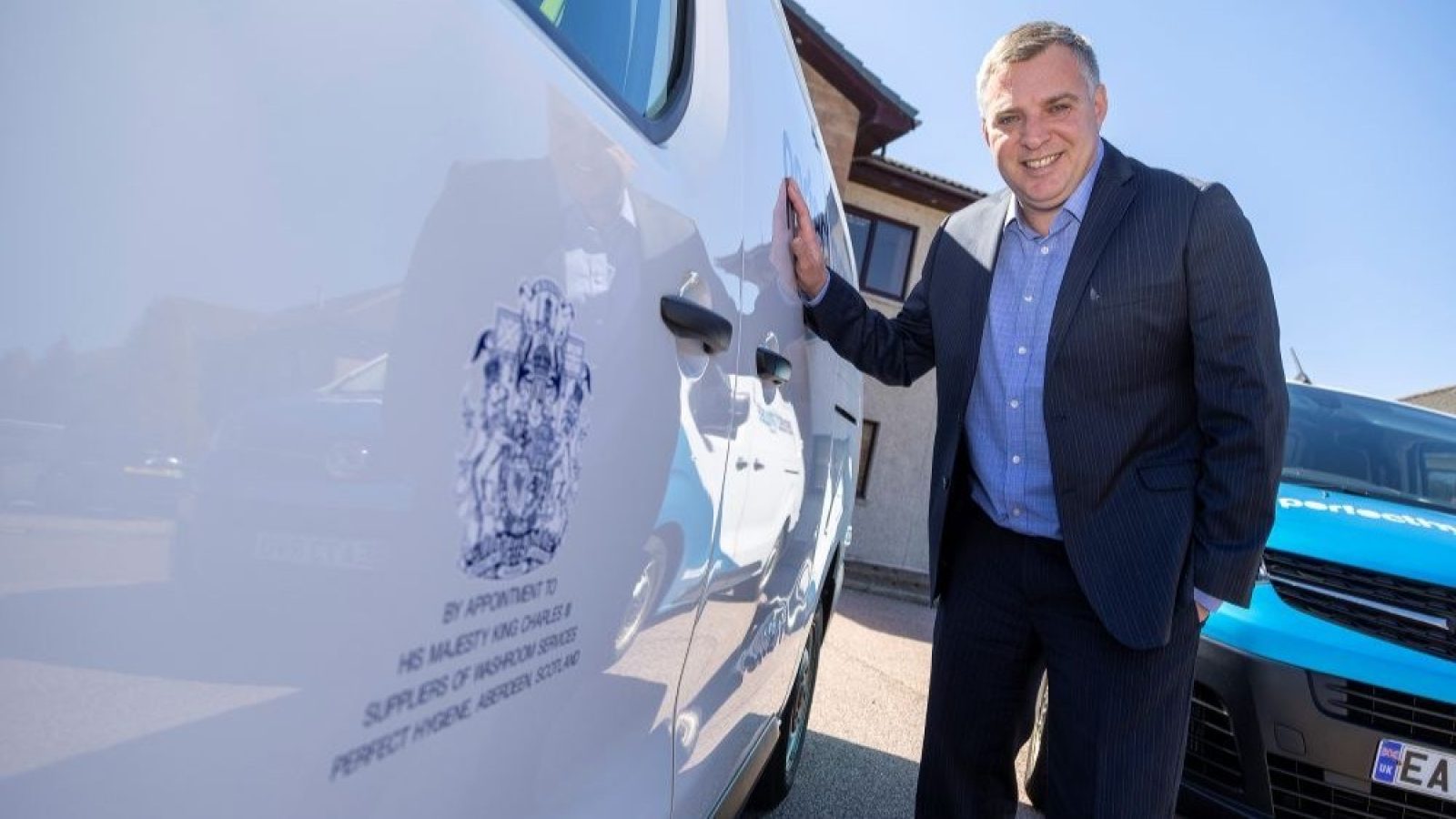 Seal of approval - James Linnell, general manager at Perfect Hygiene. Picture RORY RAITT
