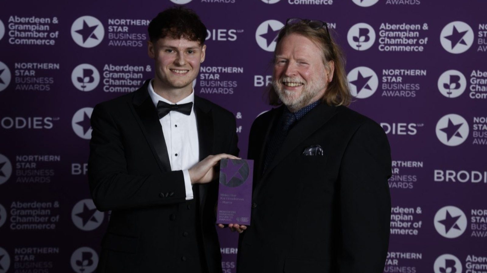 Prof John Skatun, University of Aberdeen, and Kai Henderson, Marex