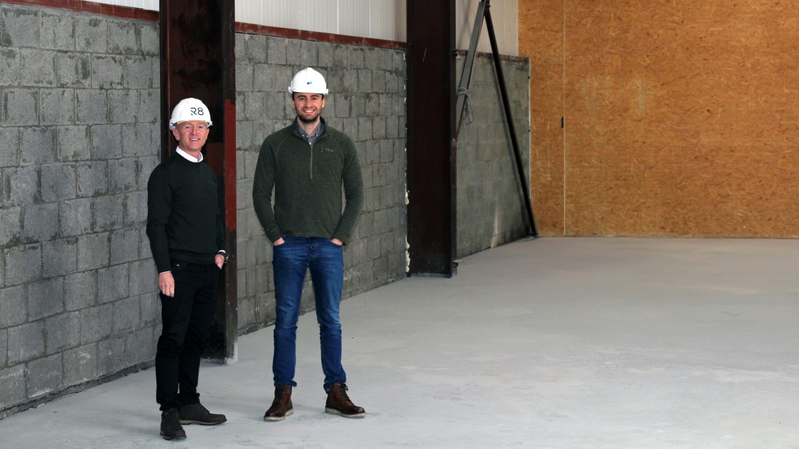 Mark Gillespie, CEO of Recycl8 and David Duguid, Operations Director of Aurora Energy Services.