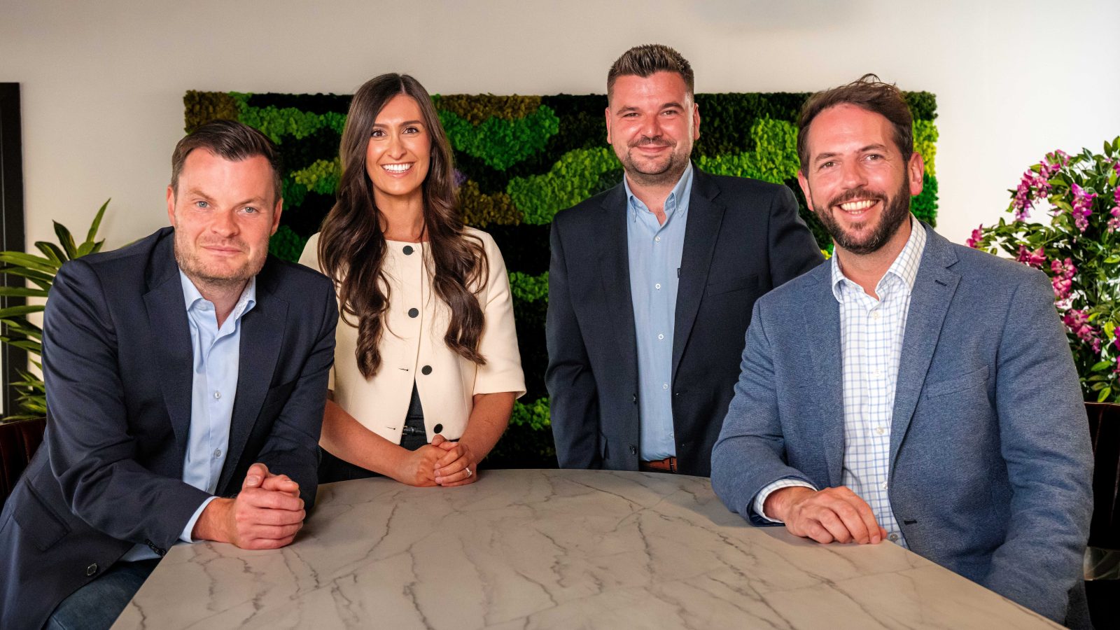 Pictured left to right are: Geoff Aberdein, Rhona Gillan, Ryan Crighton and Fergus Mutch.