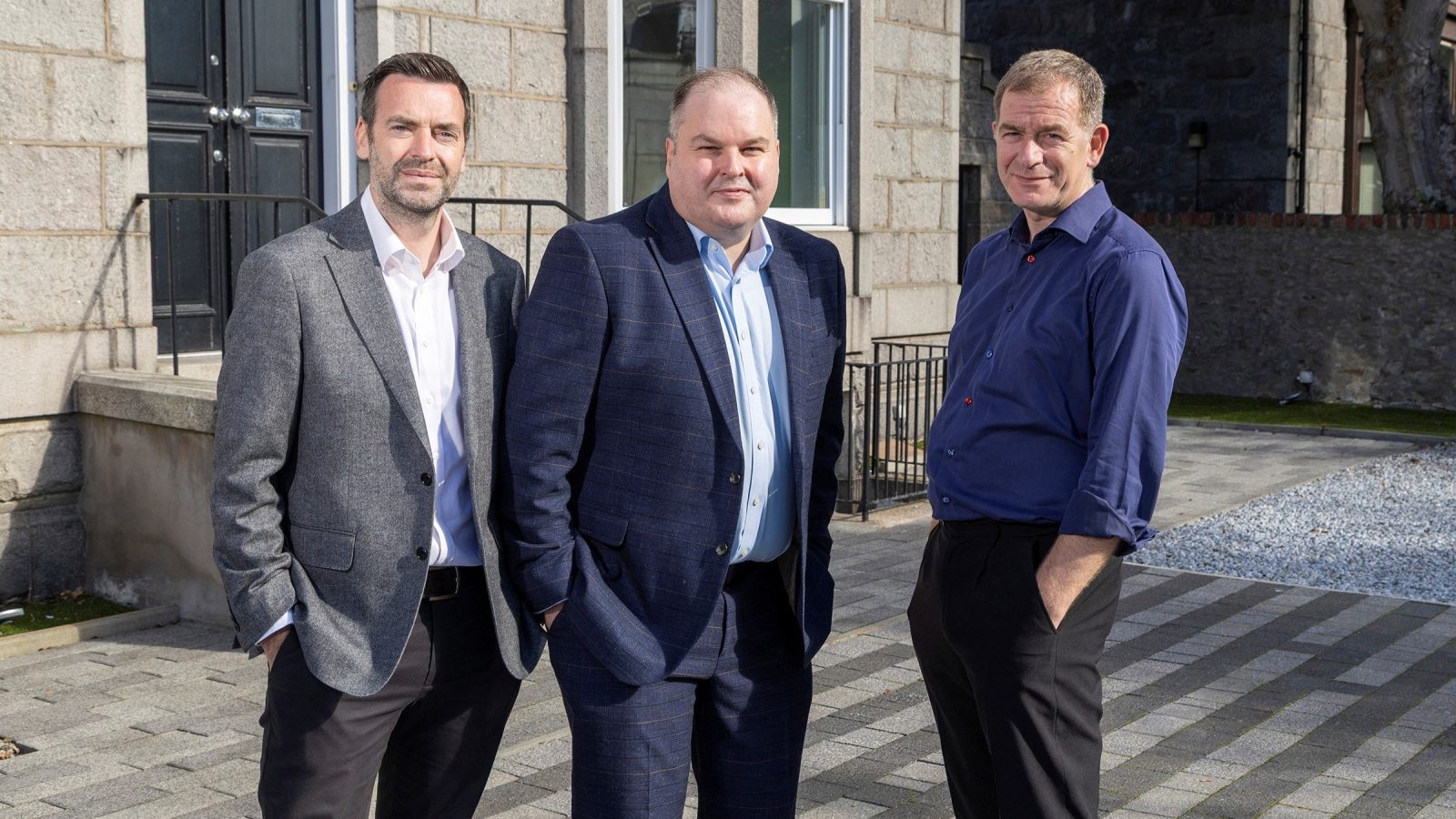 Left to right: Steven Fraser, Stephen McIlwaine and Simon Cowie.