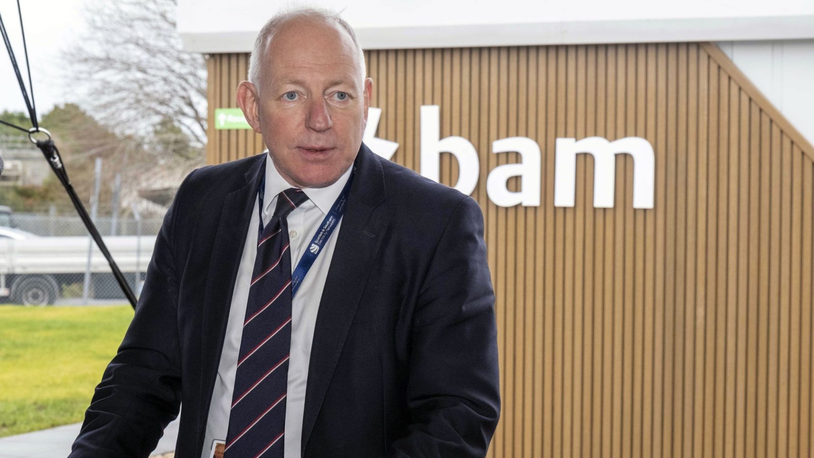 Image: SSEN Transmission’s Director of Offshore Delivery, Sandy Mactaggart, at the collaboration hub’s opening this morning.