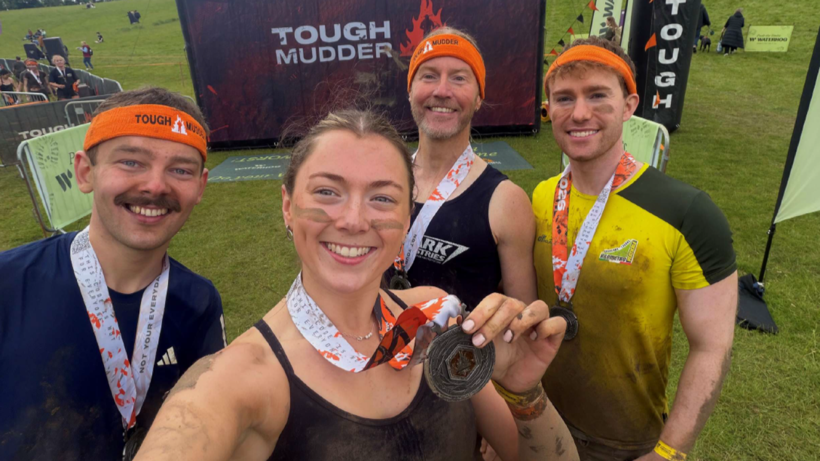 Left to right, Declan Tolmie, Jessica Walker, Andrew Yule, Cameron Dickson.