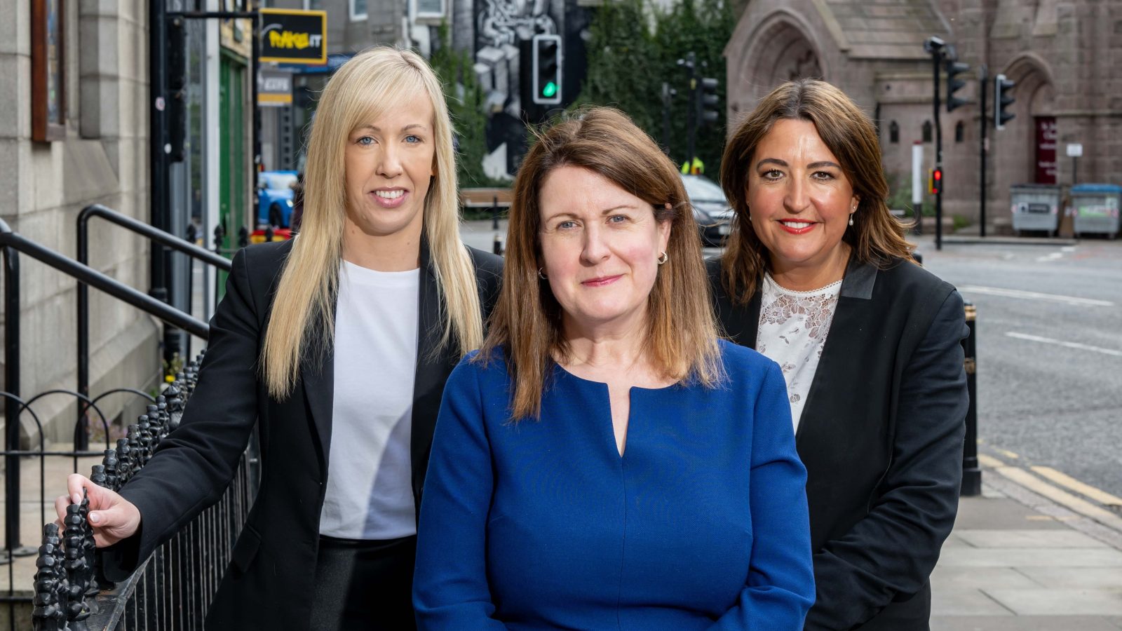 Laurie & Co managing partner Linda Fyffe (right) with partners Caroline Stephen (middle) and Stephanie Mann (left).