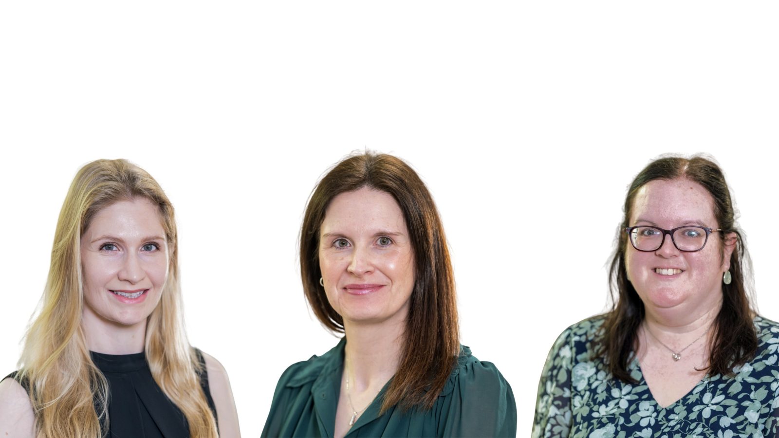 (L-R) Kirsten Anderson, Jaclyn Russell and Karen Oliver