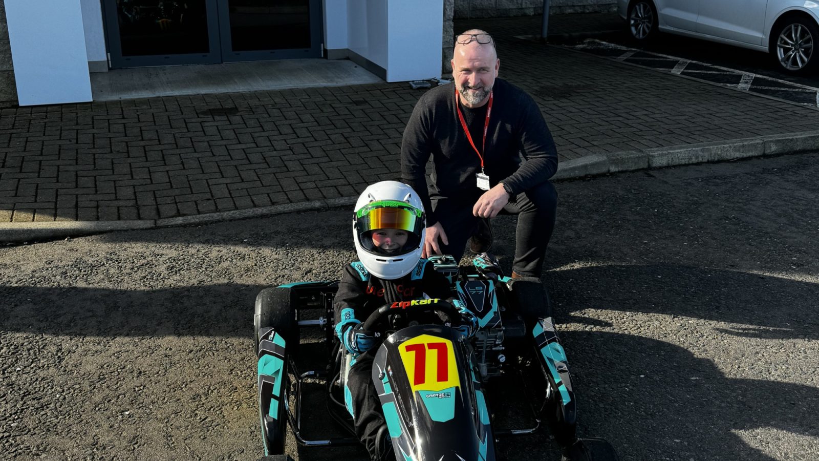 Luca Bicocchi with Sureclean CEO Simon Gibb