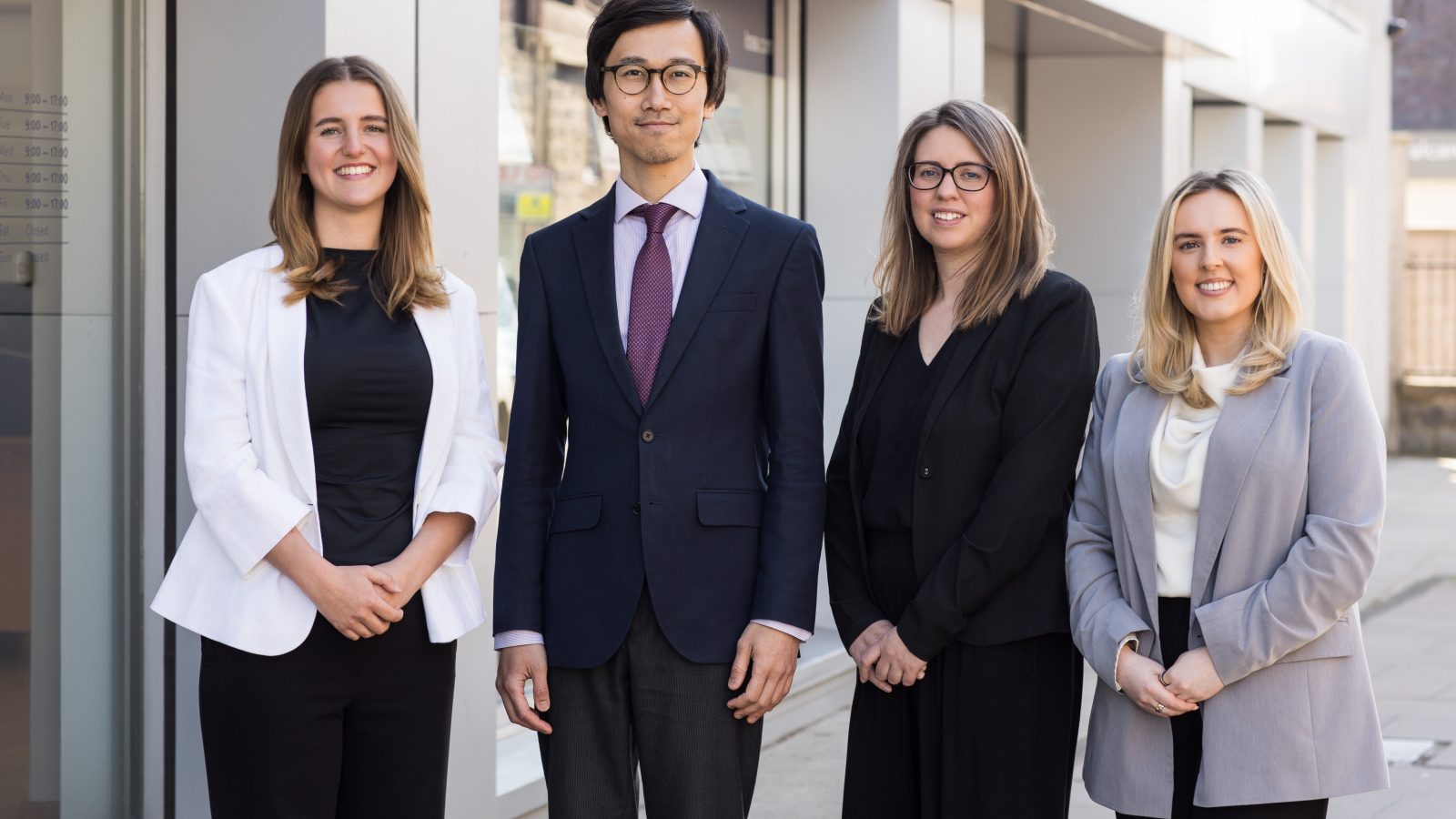 Terence Merck, partner at Ledingham Chalmers and employment law team - L-R - Kate Matheson, Terence Merck, Sine Mackay and Dani Donald