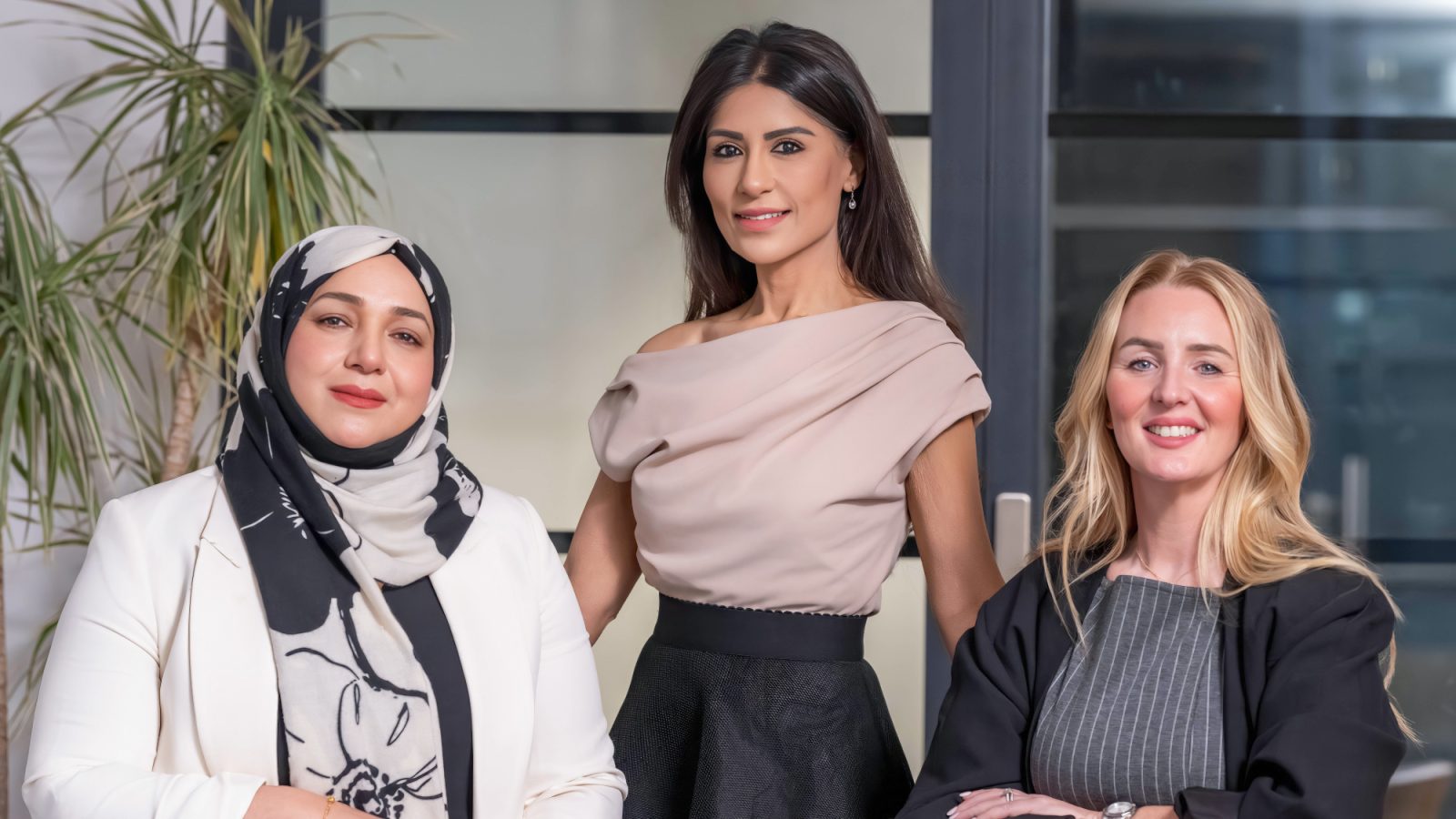 The IntrospeXion team, from left, Dr. Neelam Zia, Shabnum Hanif and Kelly Allen.