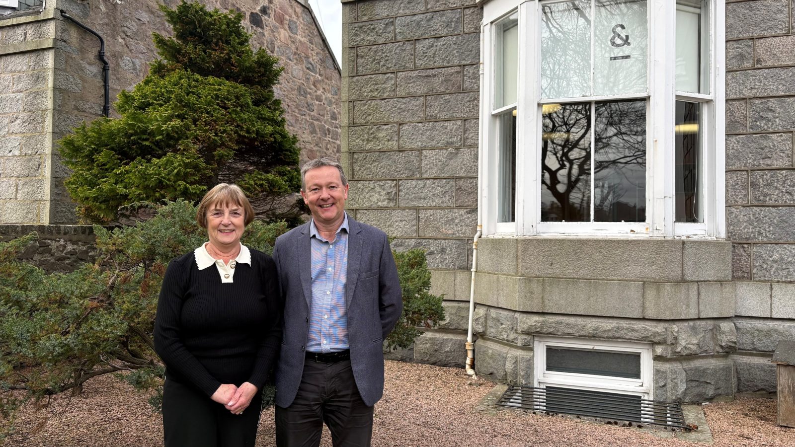 Elaine Donald, Director, WM Donald and Mike Wilson, Managing Director, Mearns & Gill.