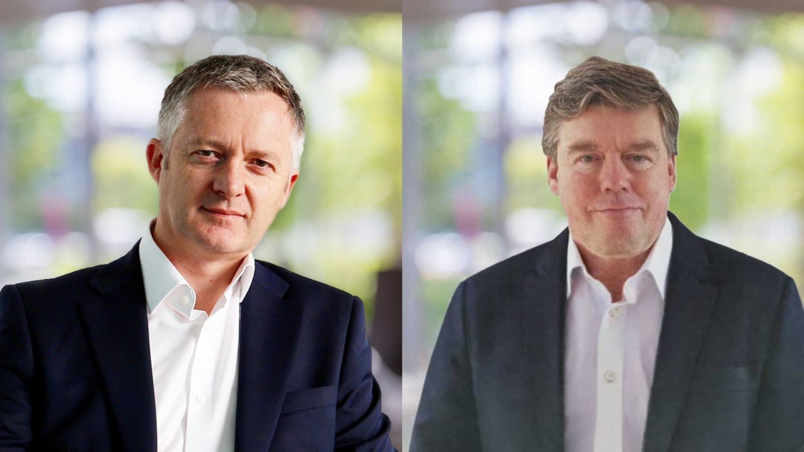 Agilico CEO Simon Davey, left, and new Chair Ian Crabb.