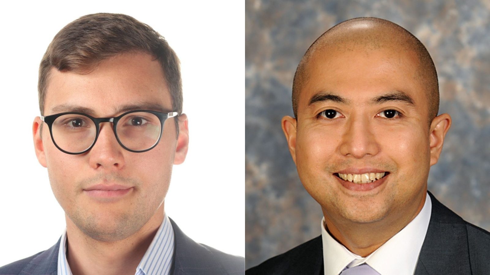 Dr Tiberiu Pana, Specialty Registrar in Cardiology at NHS Grampian and Honorary Early Career Clinical Research Fellow at the University of Aberdeen (left), and Professor Phyo Myint, Chair in Old Age Medicine at the University of Aberdeen