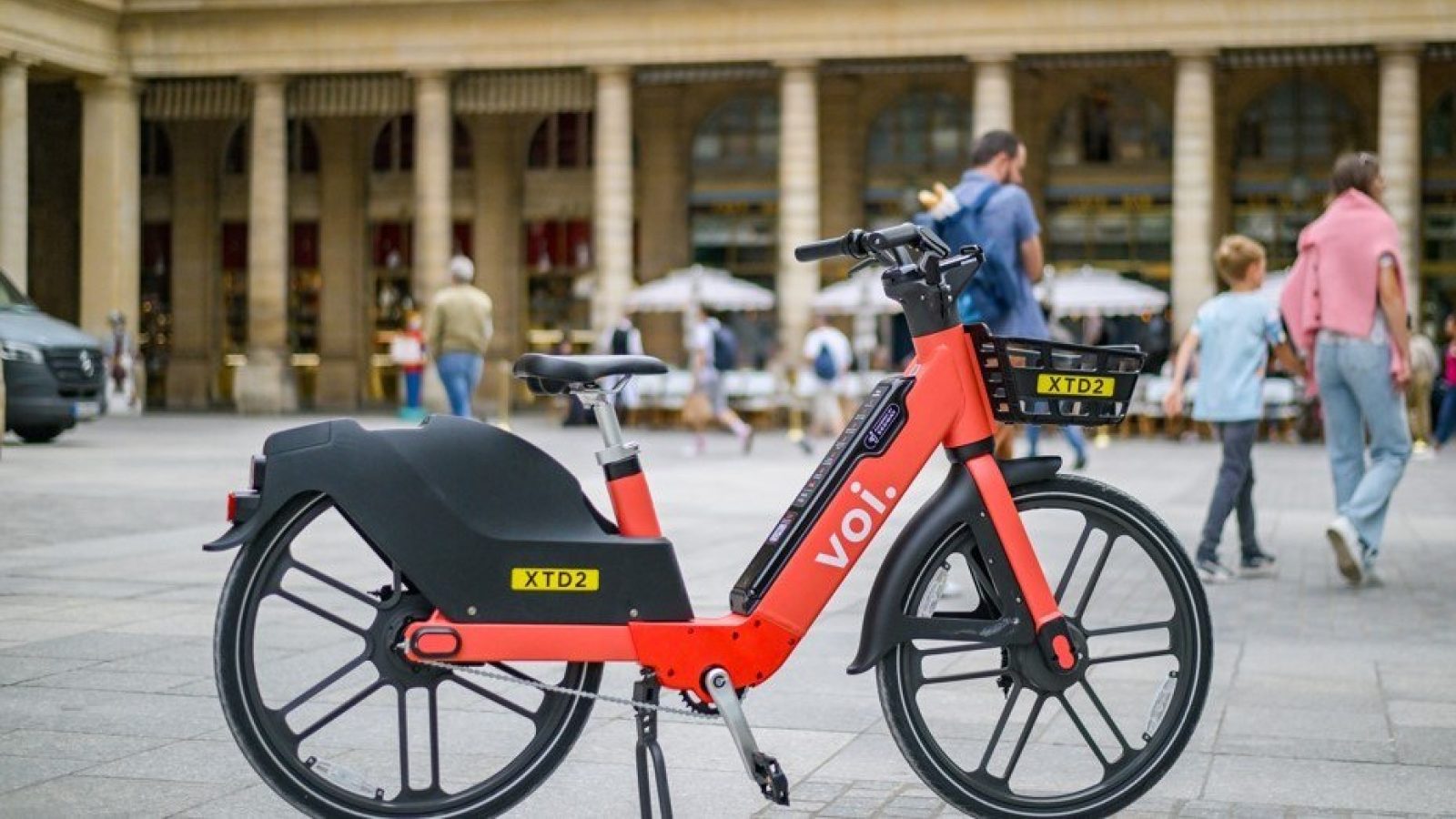 Library images from Voi showing what the ebikes in Aberdeen will look like.