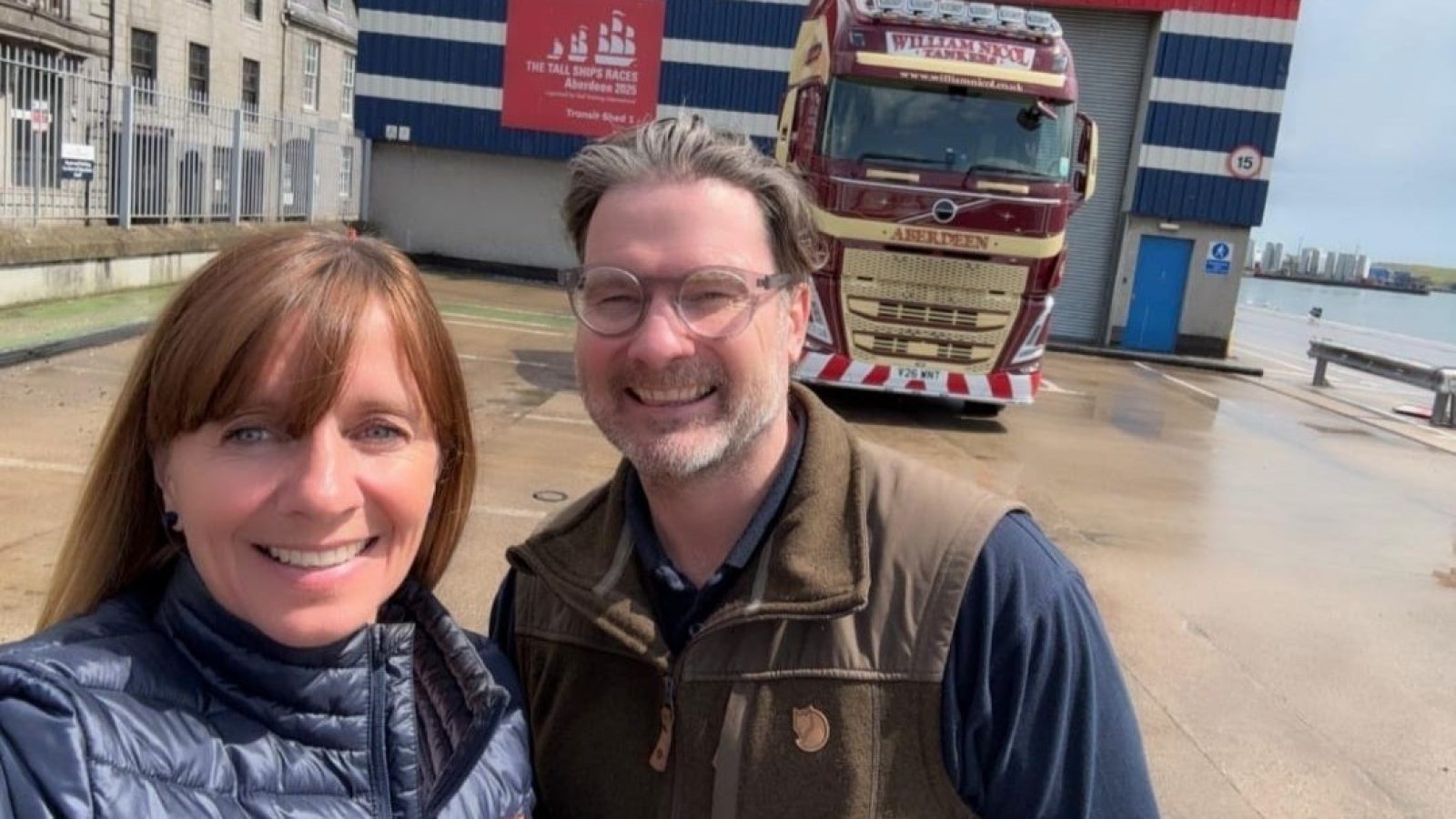Darren and Marlene Mitchell - Commercial Manager, Port of Aberdeen