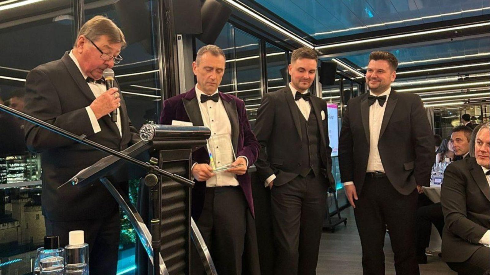 Russell Borthwick, Jason Stewart and Ryan Crighton picked up the award on behalf of the team.