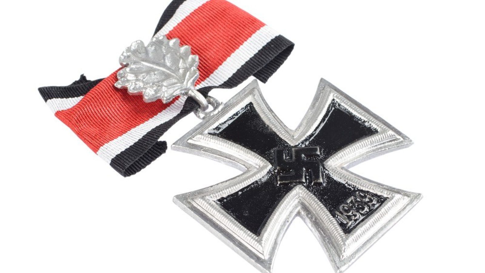 The Iron Cross is a symbol which was used by the Nazi party.