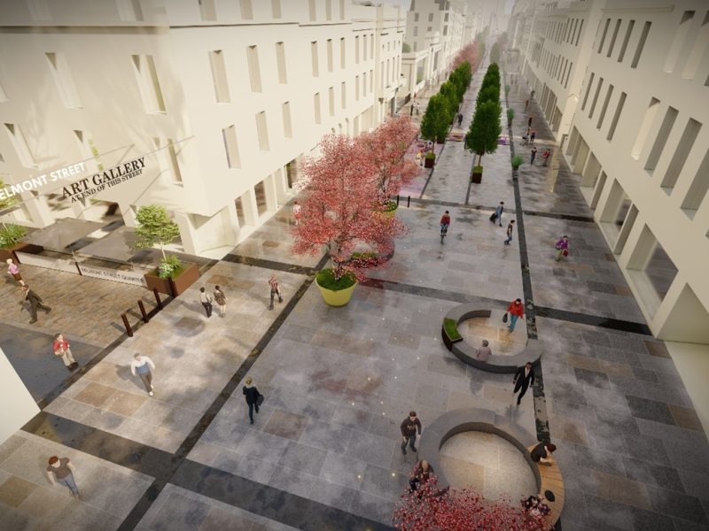 Pedestrian Union Streeet