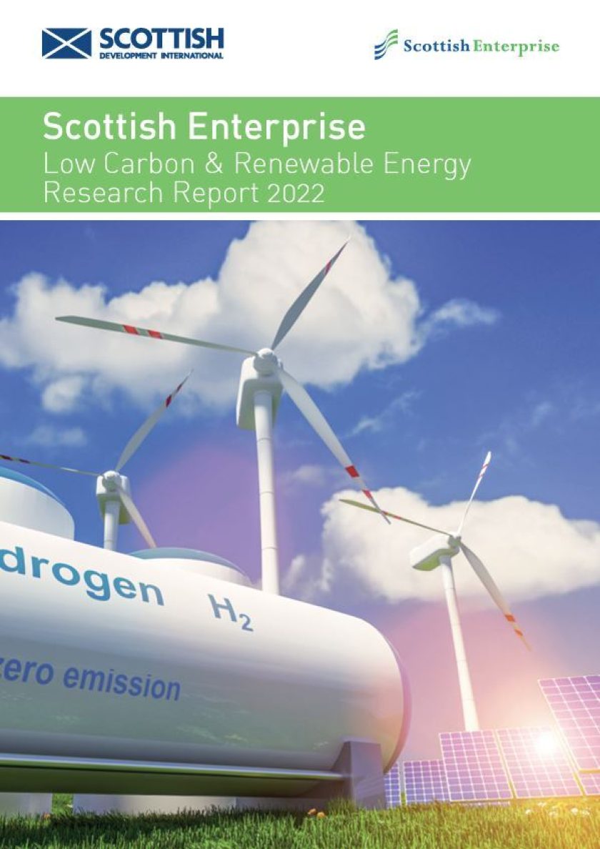 Scottish Enterprise: Low Carbon & Renewable Energy Research Report