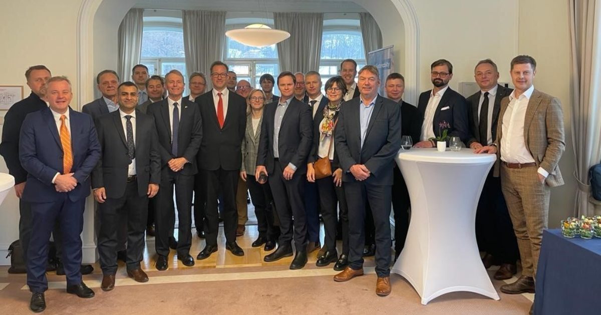 OpenGraph Image for Networking reception with inbound delegation from Lithuania
