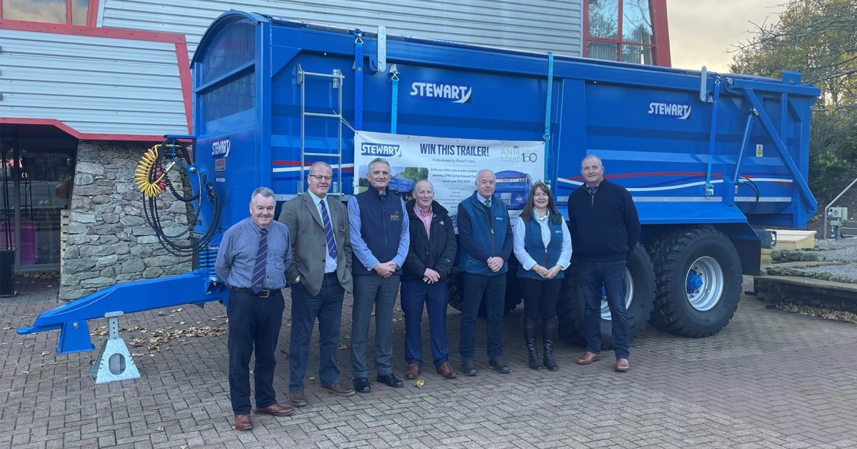 OpenGraph Image for Local farmer wins Stewart Trailer worth £32,000 through charity raffle draw