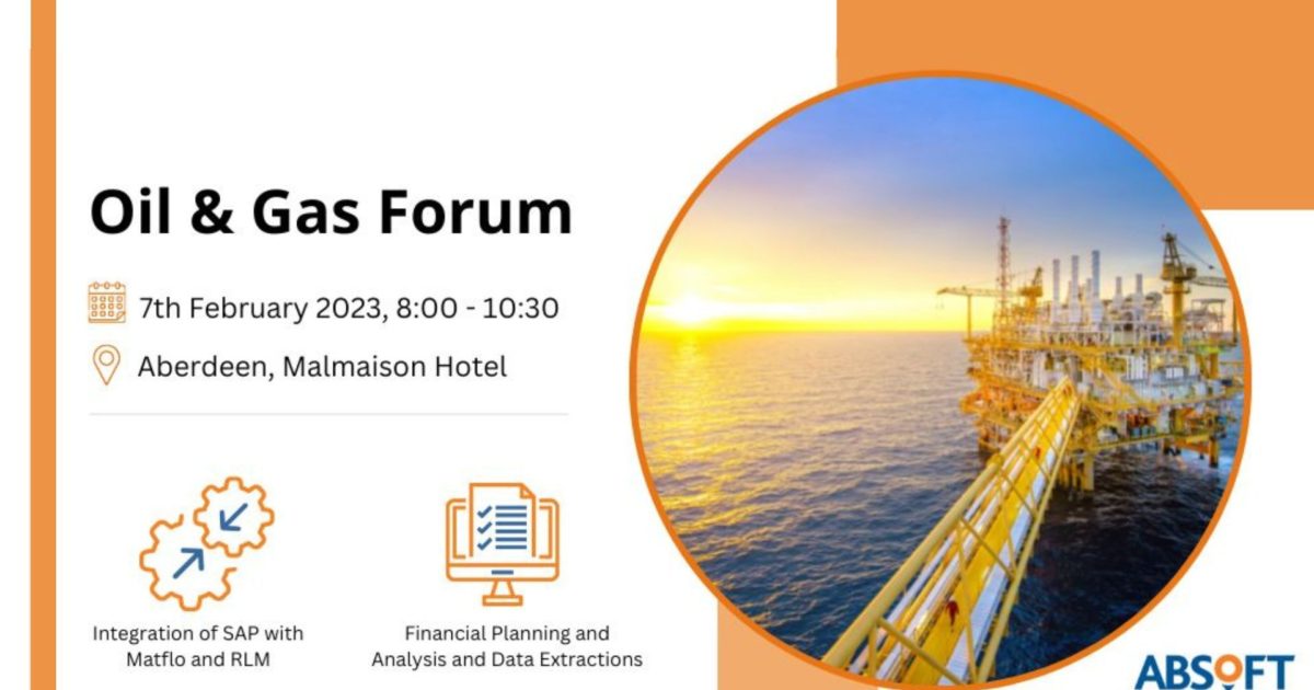 OpenGraph Image for Absoft to kick off oil and gas local forum series
