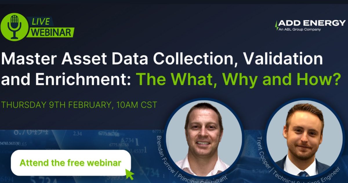 OpenGraph Image for Add Energy hosts webinar for maintenance professionals