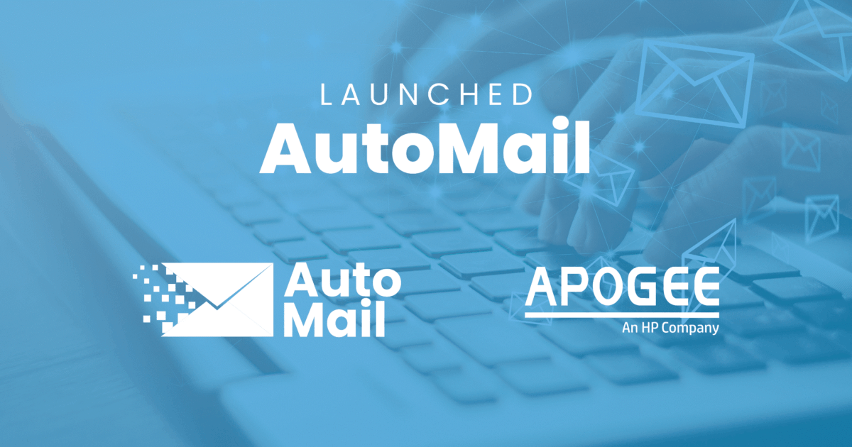 OpenGraph Image for Apogee launches AutoMail, delivering a cost-efficient answer to sending business mail