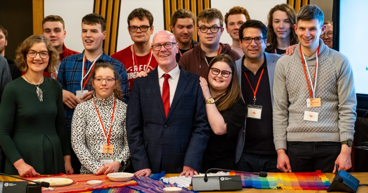 OpenGraph Image for Camphill School Aberdeen takes crisis in care care campaign to centre of government