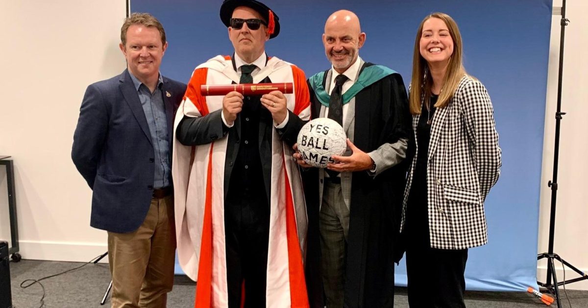 OpenGraph Image for Graham Hunter nets honorary degree