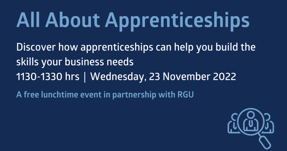 OpenGraph Image for DYW North East and RGU invite North-east employers to All About Apprenticeships event