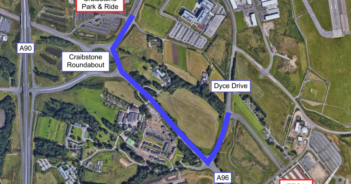 OpenGraph Image for Consultation on proposed walking, wheeling, and cycling link on A96 at Dyce