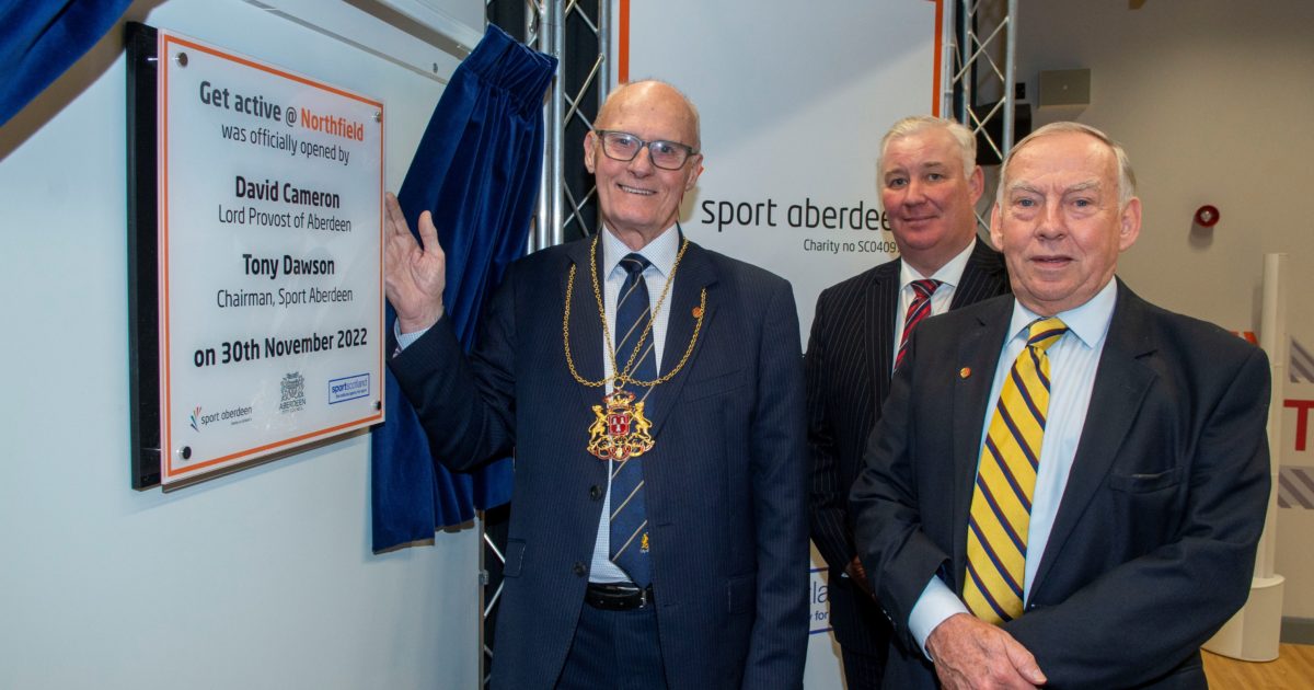OpenGraph Image for Get active @ Northfield officially opened by Lord Provost of Aberdeen