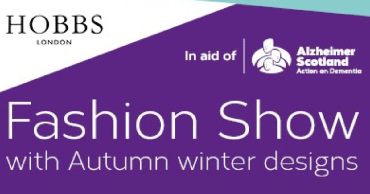 OpenGraph Image for Hobbs fashion show in aid of Alzheimer Scotland