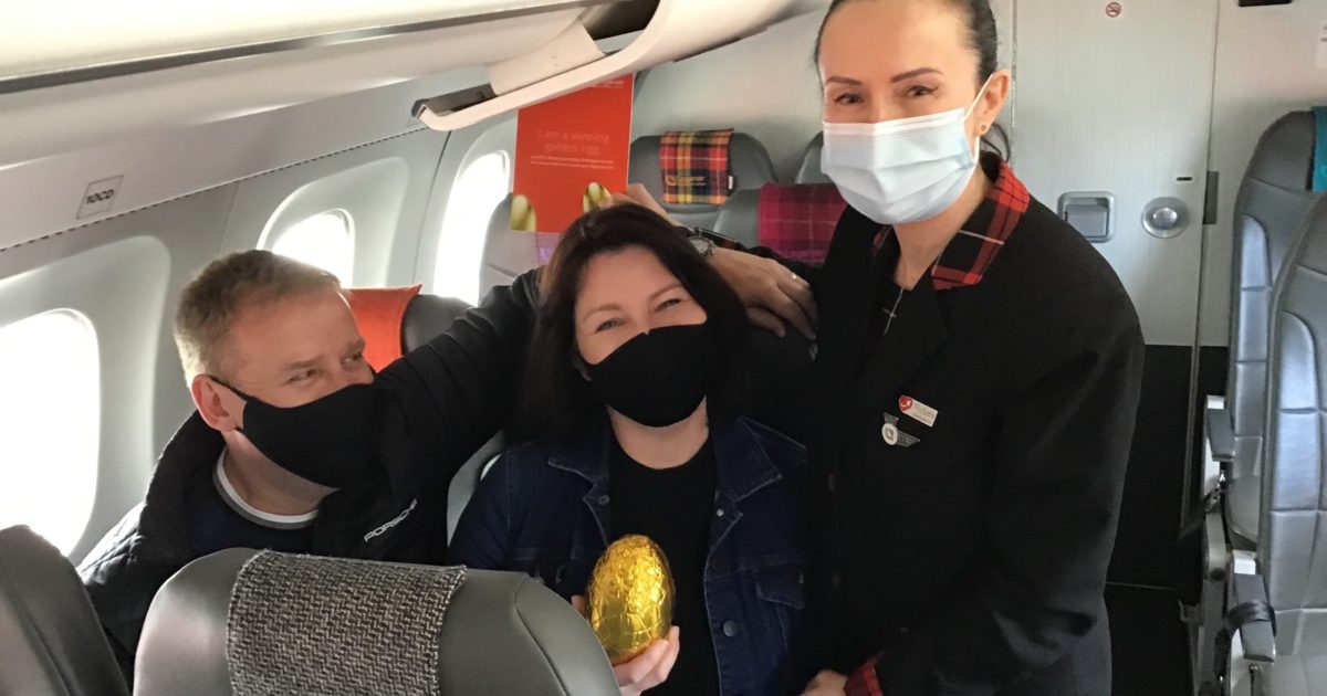OpenGraph Image for Lucky Loganair winner finds golden egg