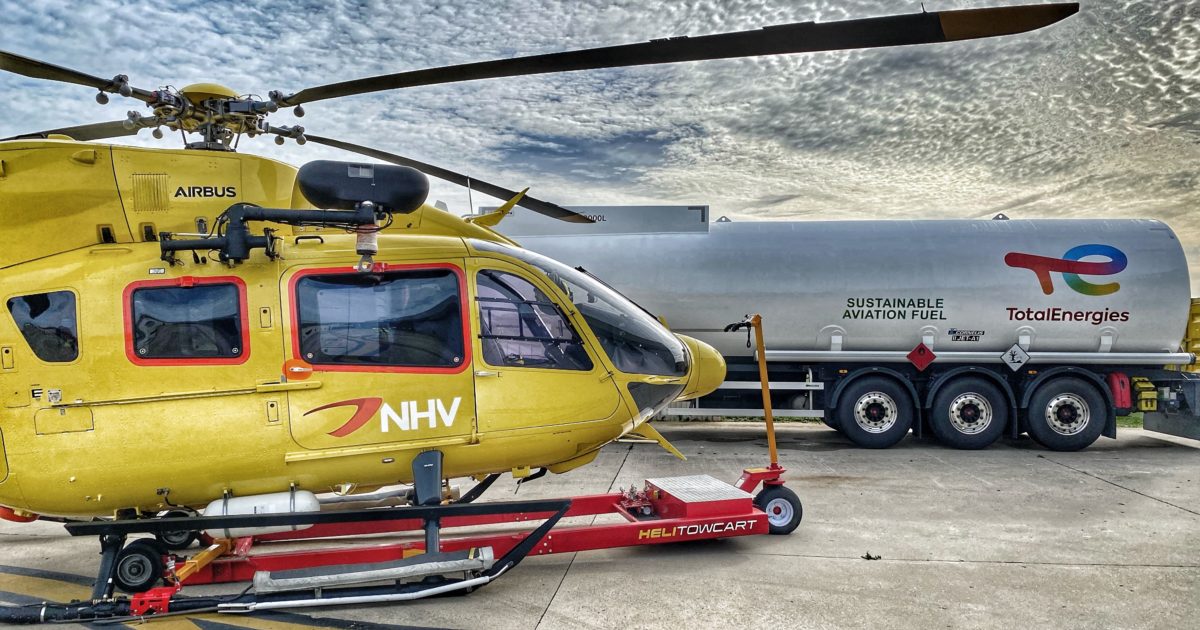 OpenGraph Image for NHV completes the first sustainable aviation flight in the offshore wind industry in collaboration with TotalEnergies