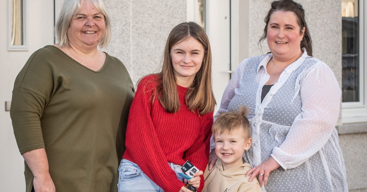 OpenGraph Image for Fresh start in Banchory as family gets keys to Osprey Housing new build