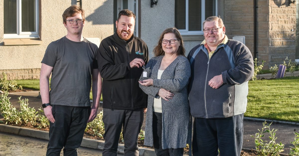 OpenGraph Image for New year, new start as family gets keys to Osprey Portlethen home