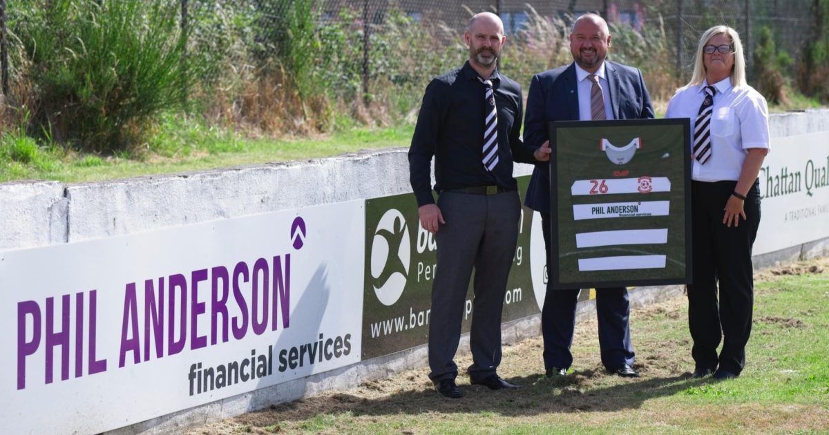 OpenGraph Image for Phil Anderson Financial Services score with Sunnybank FC sponsorship