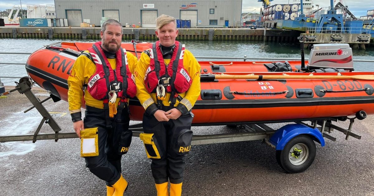 OpenGraph Image for Duo pass out as Aberdeen RNLI’s latest helms
