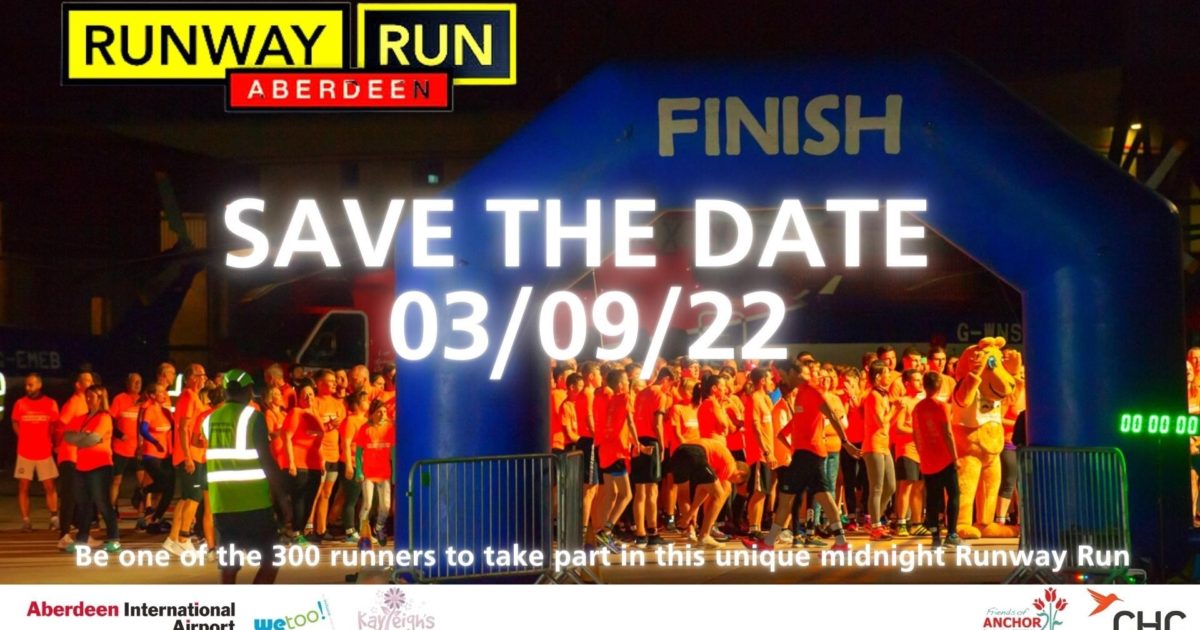 OpenGraph Image for Unique Midnight Runway Run to return in September at Aberdeen International Airport
