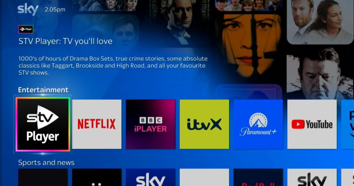 OpenGraph Image for Thousands of hours of free TV content available as STV Player app launches on Sky Q