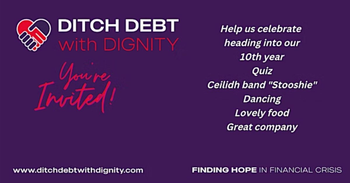 OpenGraph Image for Ditch Debt with Dignity dance into their 10th year
