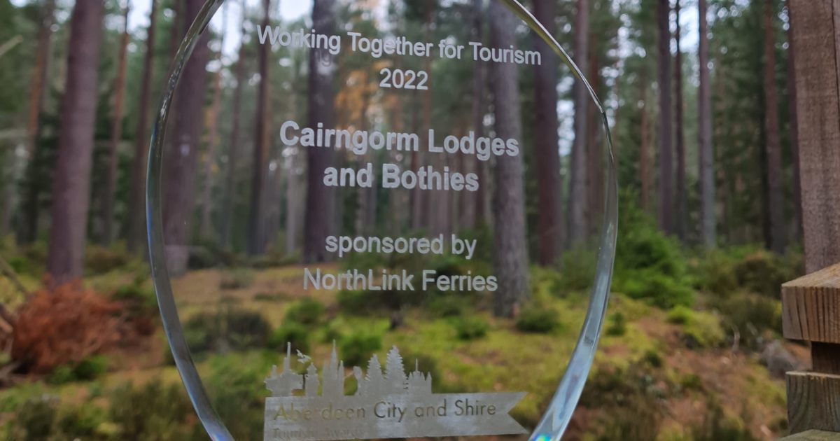 OpenGraph Image for Cairngorm Bothies celebrates Scottish Thistle Awards regional final success