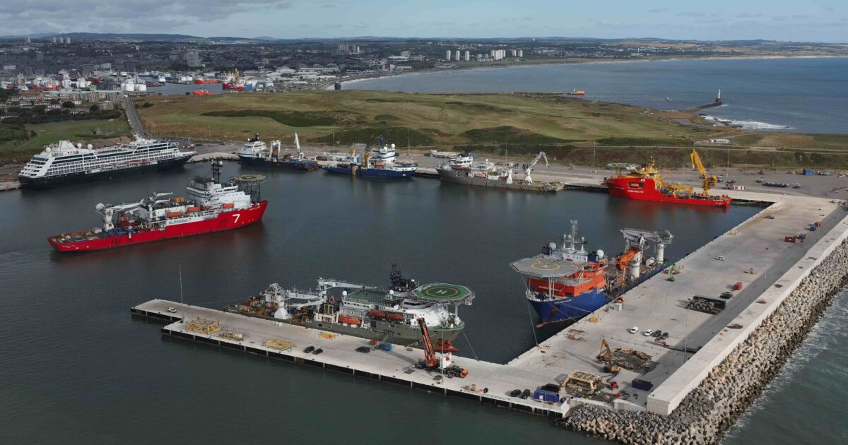 OpenGraph Image for Port of Aberdeen £420m South Harbour now 'fully operational'